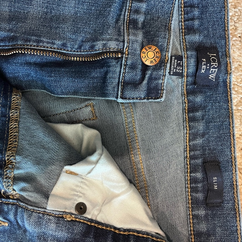 J. Crew Slim Fit Denim Jeans